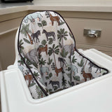 Highchair Cushion Cover - In The Jungle