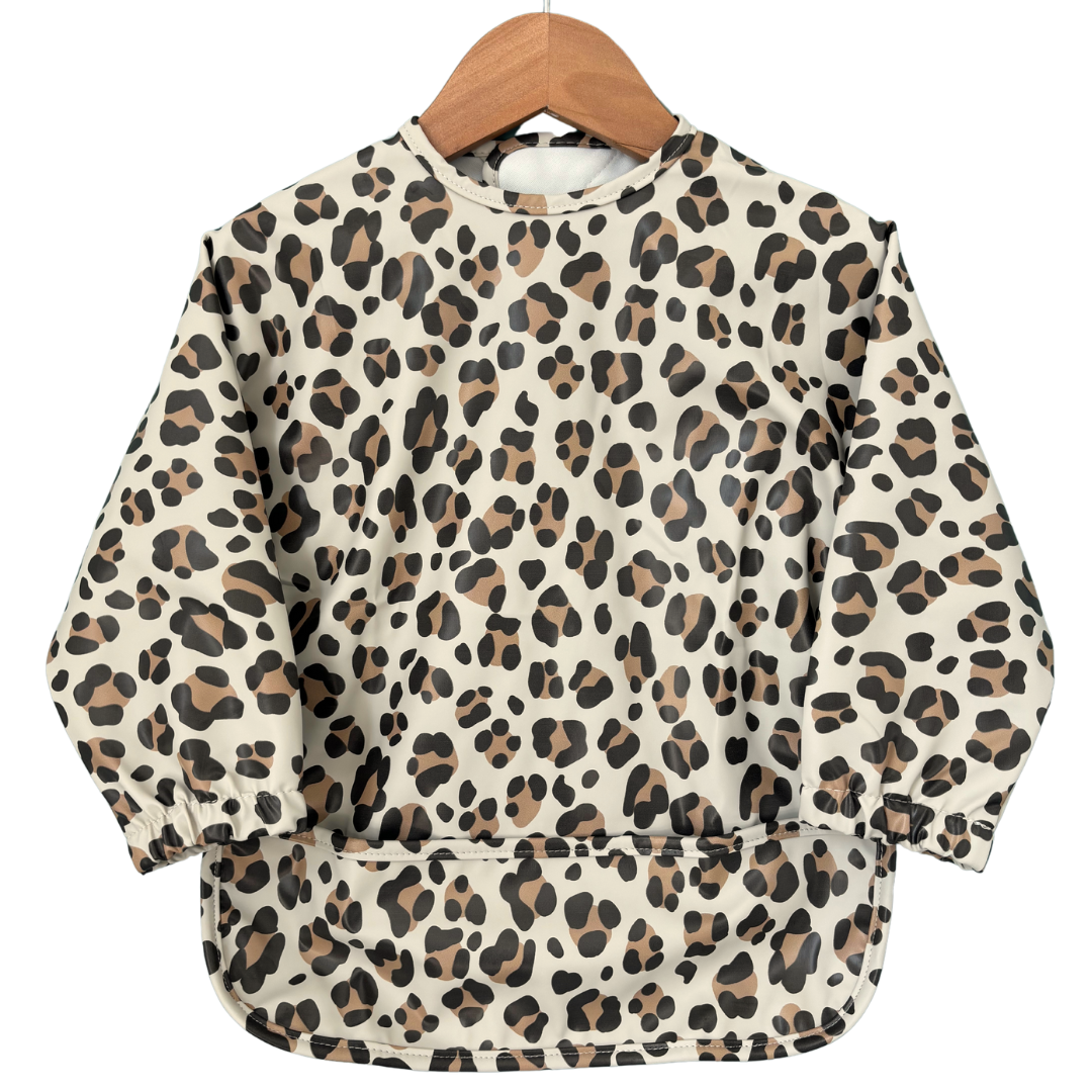 Coverall Bib - Leopard Print