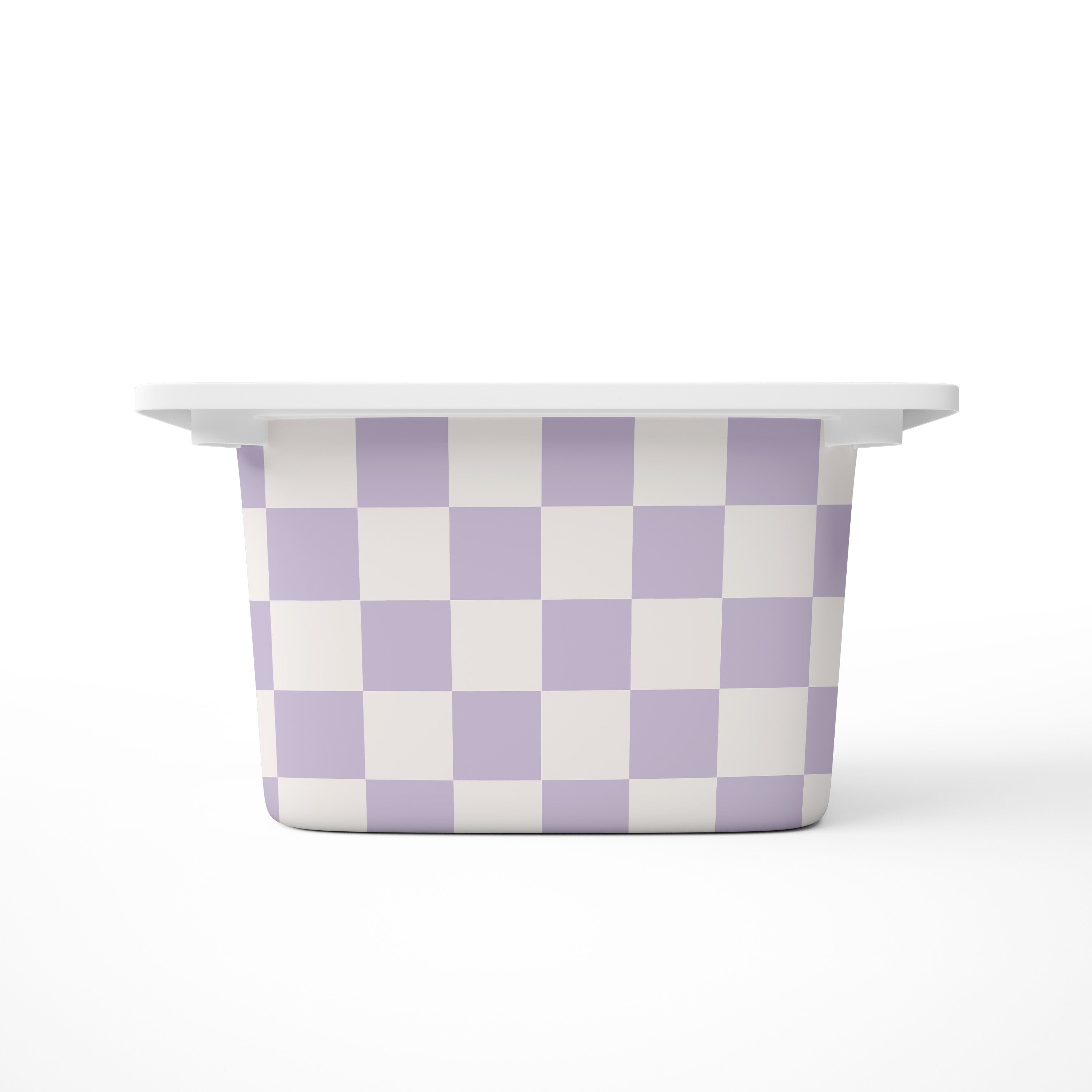 Lilac Check - IKEA Trofast Drawer Stickers