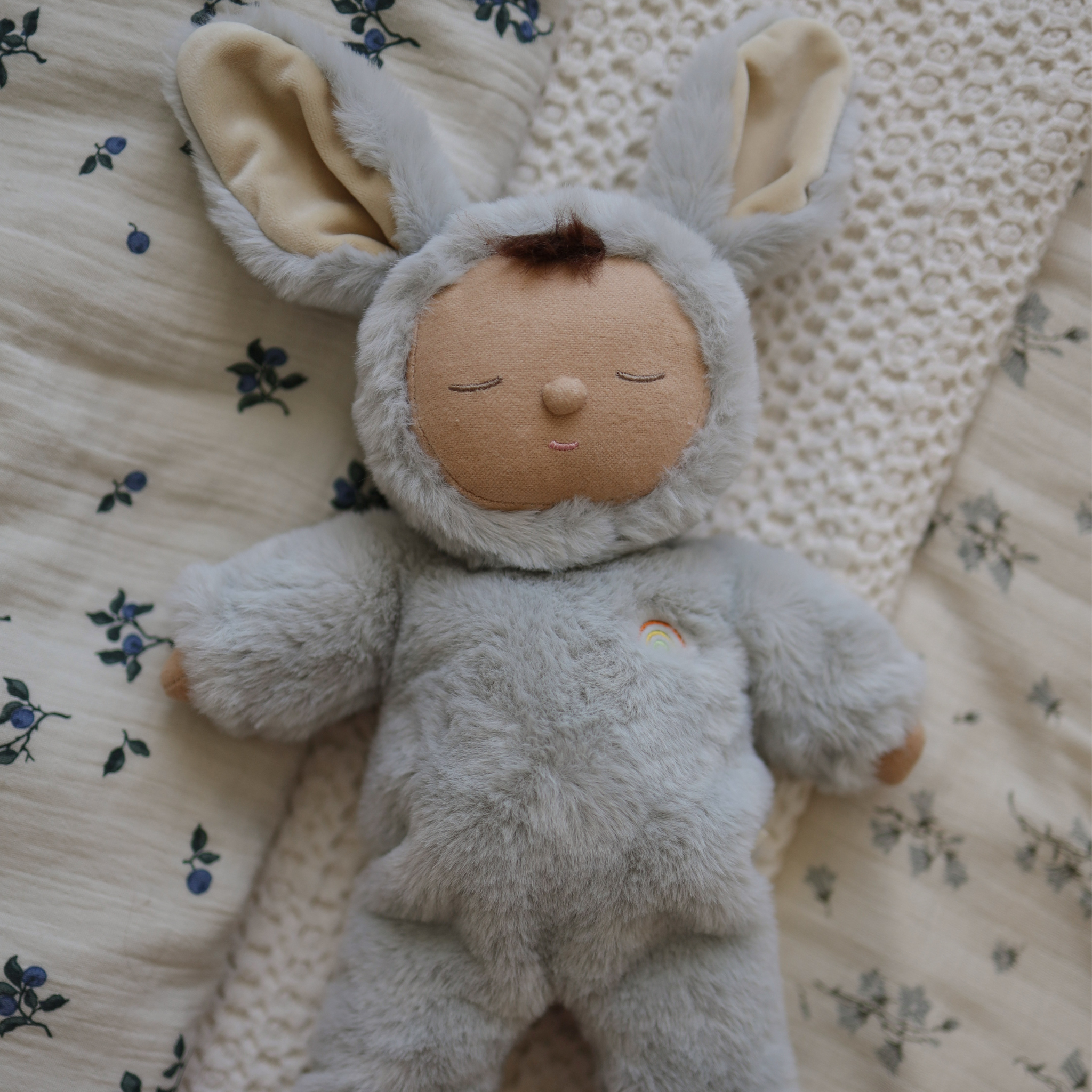 Lullaby Cozy Dinkum Bunny Pip - Smoke