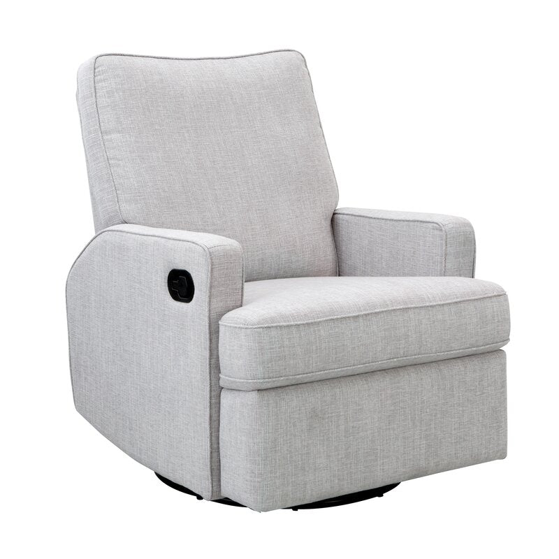 Madison Swivel Glider Recliner Chair - Pebble