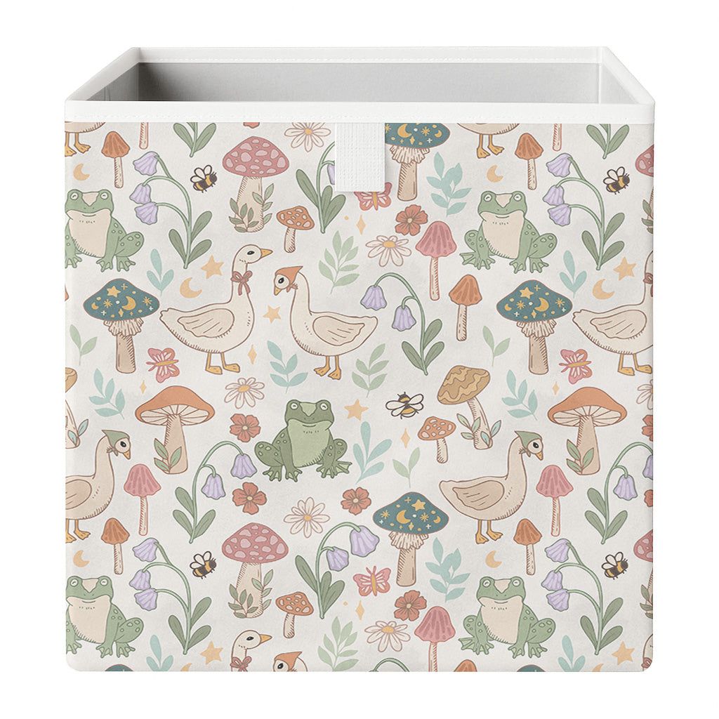PRE ORDER - Cube Storage Box - Meadow Friends