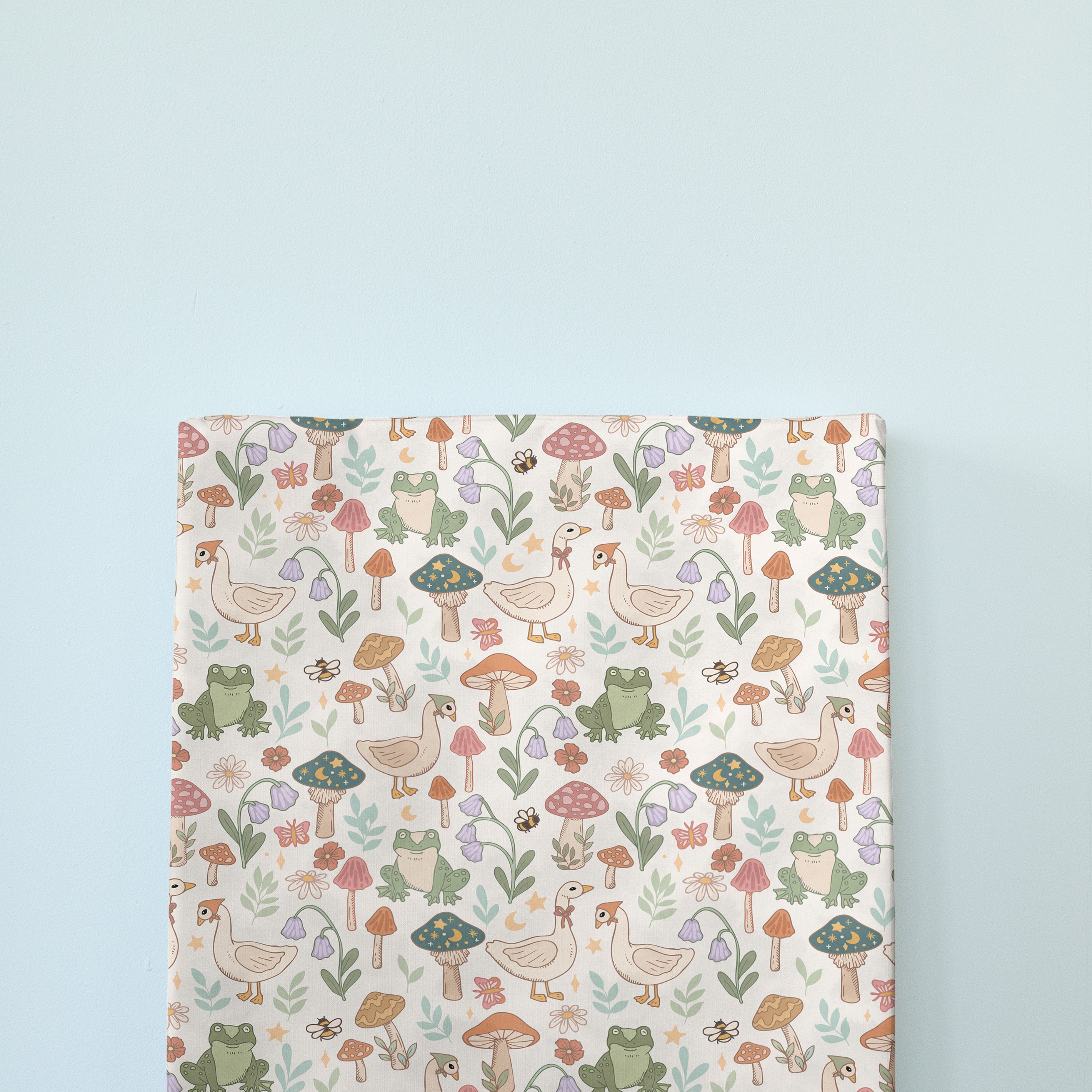 Anti Roll Changing Mat - Meadow Friends