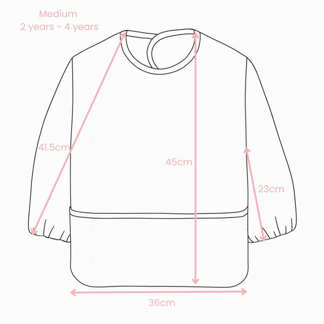Coverall Bib - Lilac Check