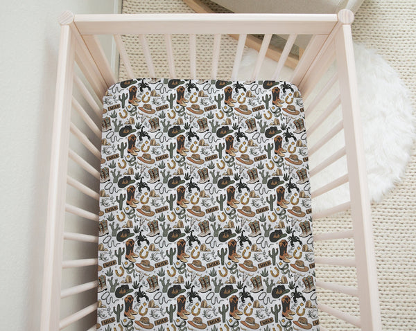 Supersoft Fitted Cot Sheet - Wild West