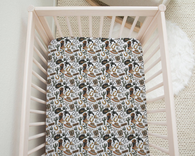 Supersoft Fitted Cot Sheet - Wild West