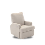 Madison Electric Swivel Glider Recliner Chair – Teddy Fabric Ivory