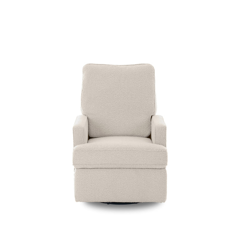 Madison Electric Swivel Glider Recliner Chair – Teddy Fabric Ivory