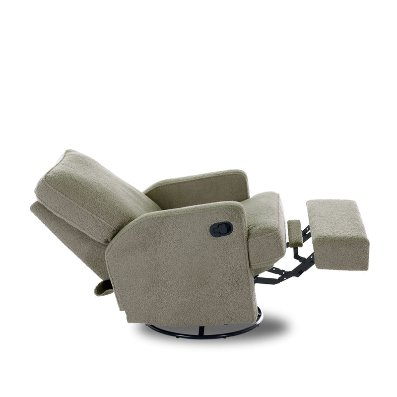 Madison Swivel Glider Recliner Chair - Olive