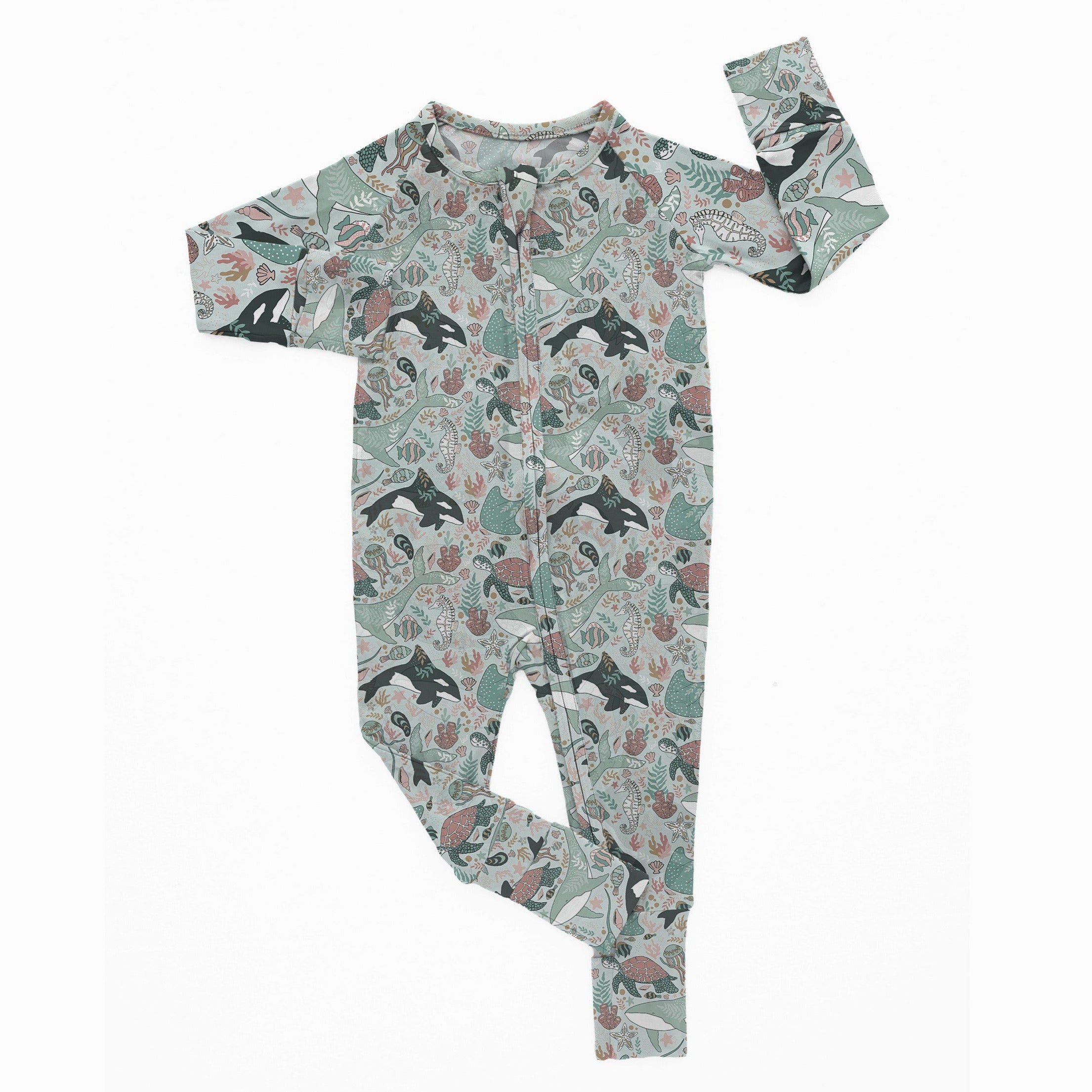 Ocean Parade 2 Way Zip Sleepsuit