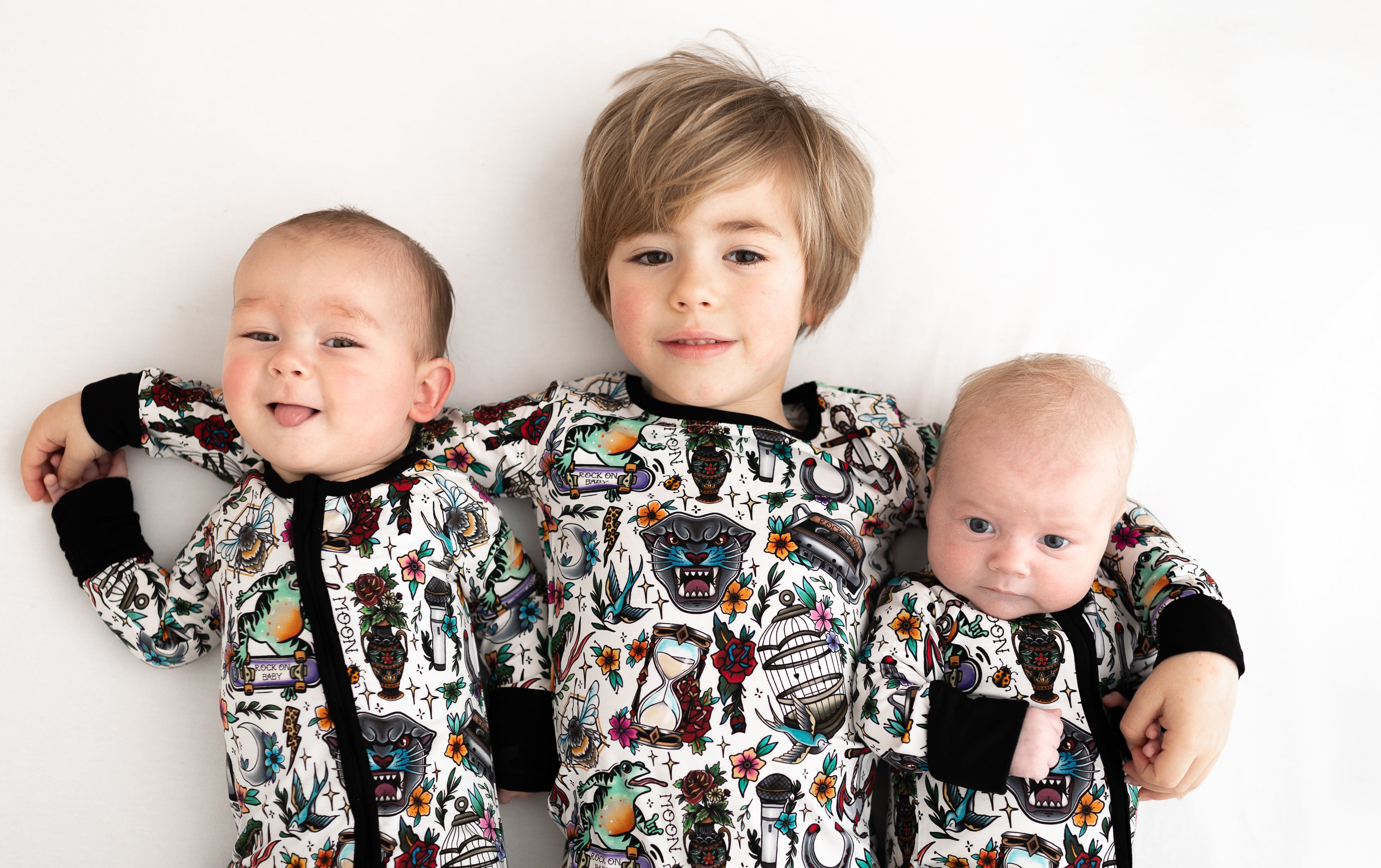 NYBM Tattoo 2 Way Zip Sleepsuit