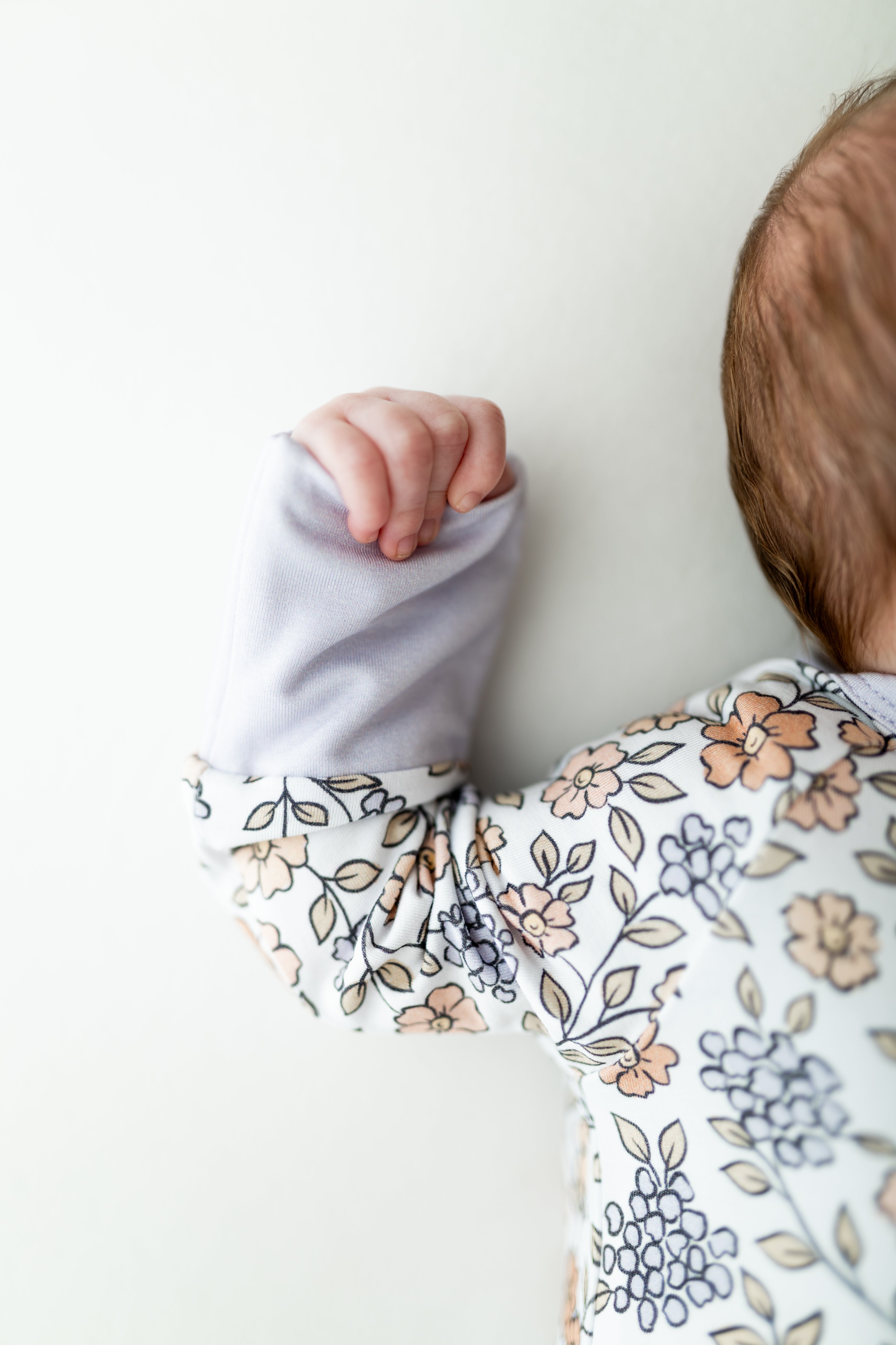Spring Blooms 2 Way Zip Ruffle Sleepsuit