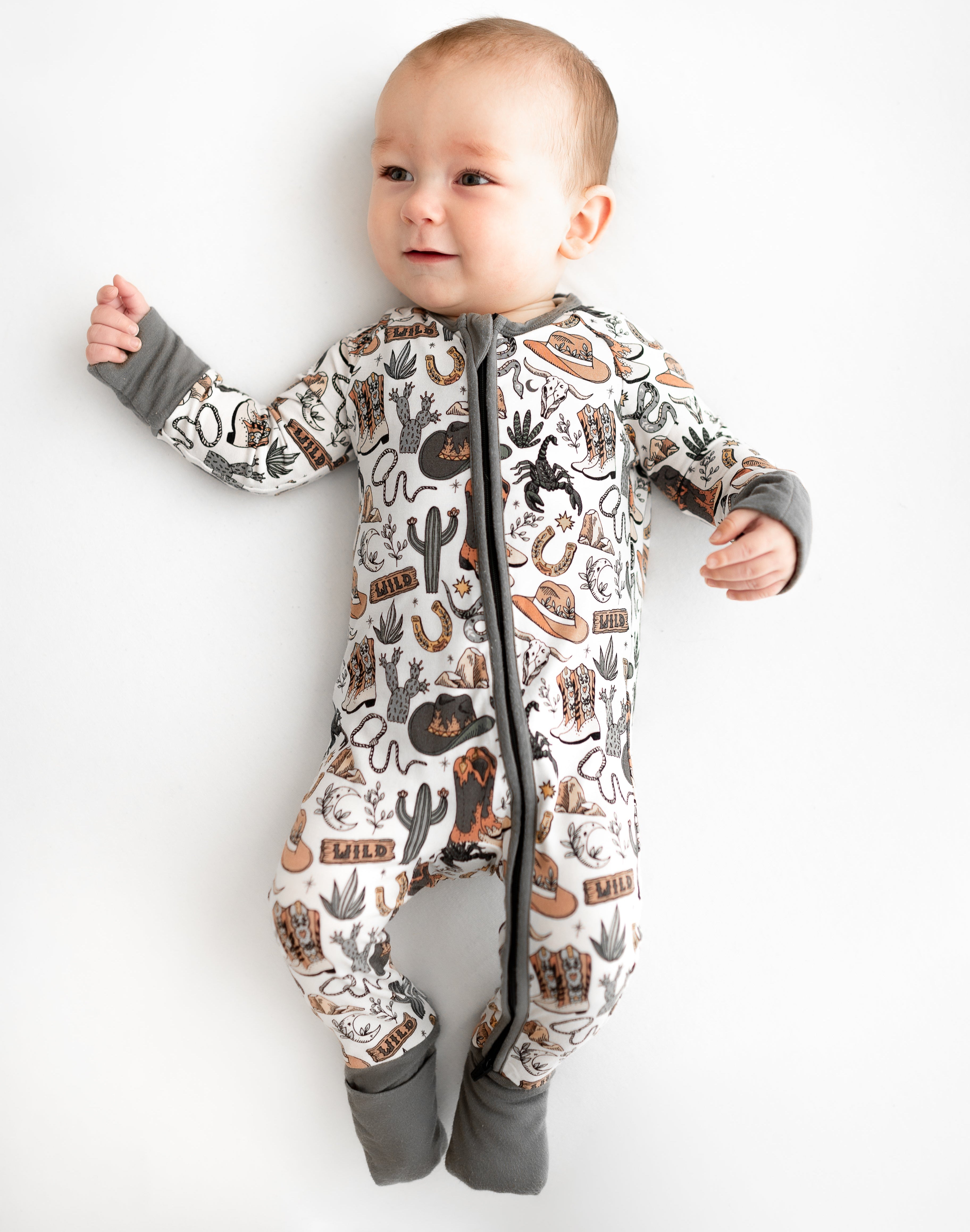 Wild West 2 Way Zip Sleepsuit