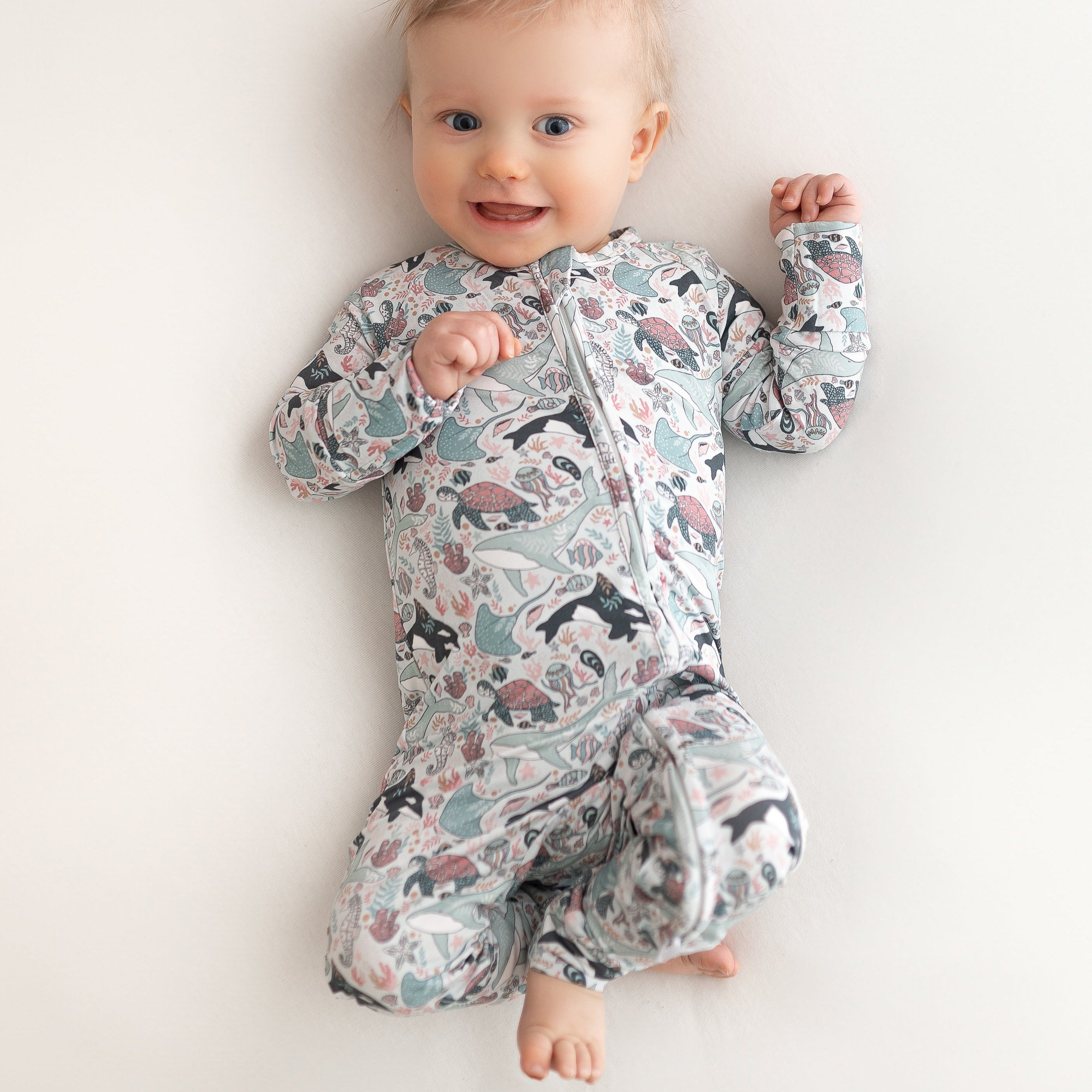 Ocean Parade 2 Way Zip Sleepsuit