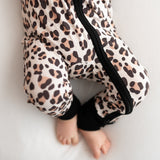 Leopard Print 2 Way Zip Sleepsuit