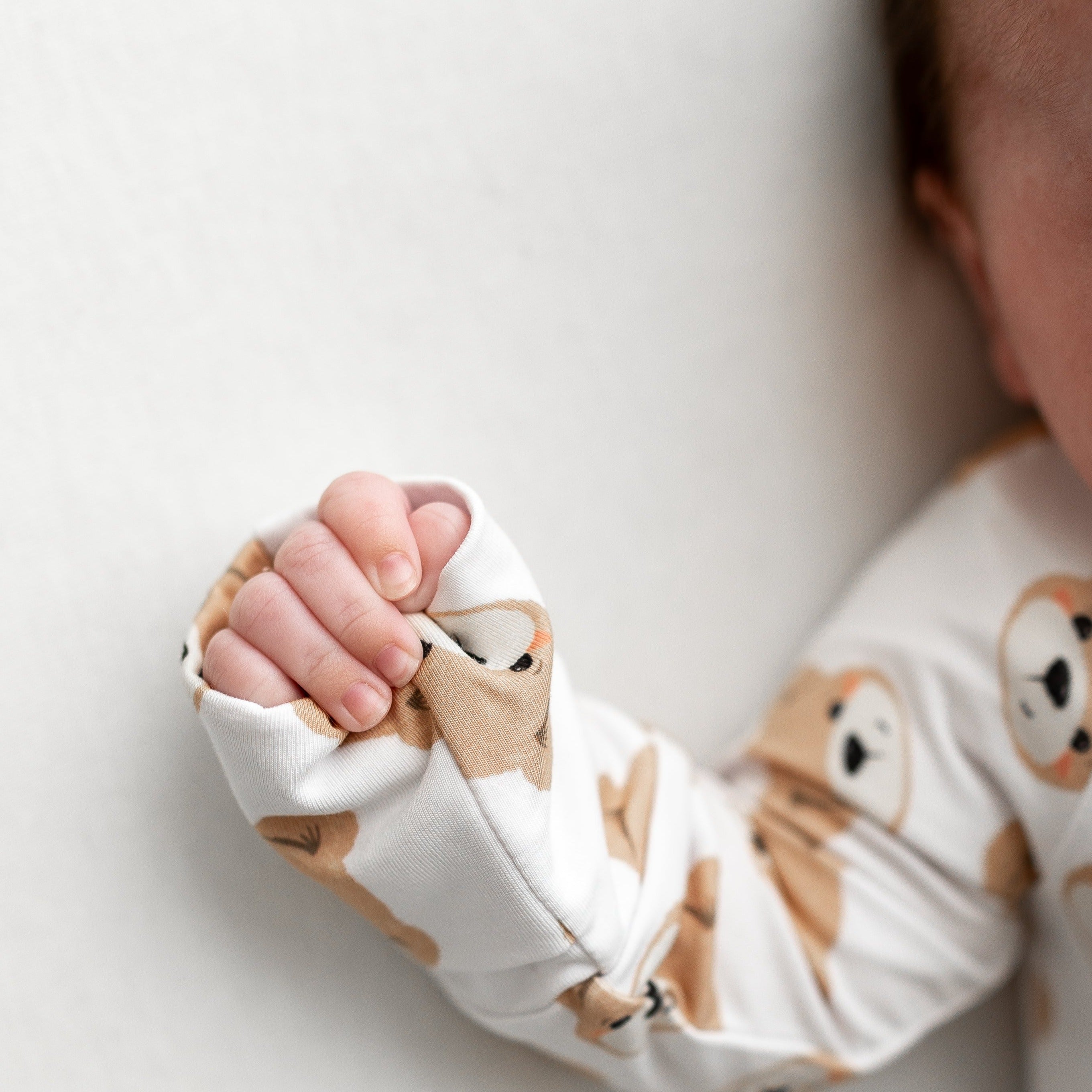 Teddy Bear 2 Way Zip Sleepsuit