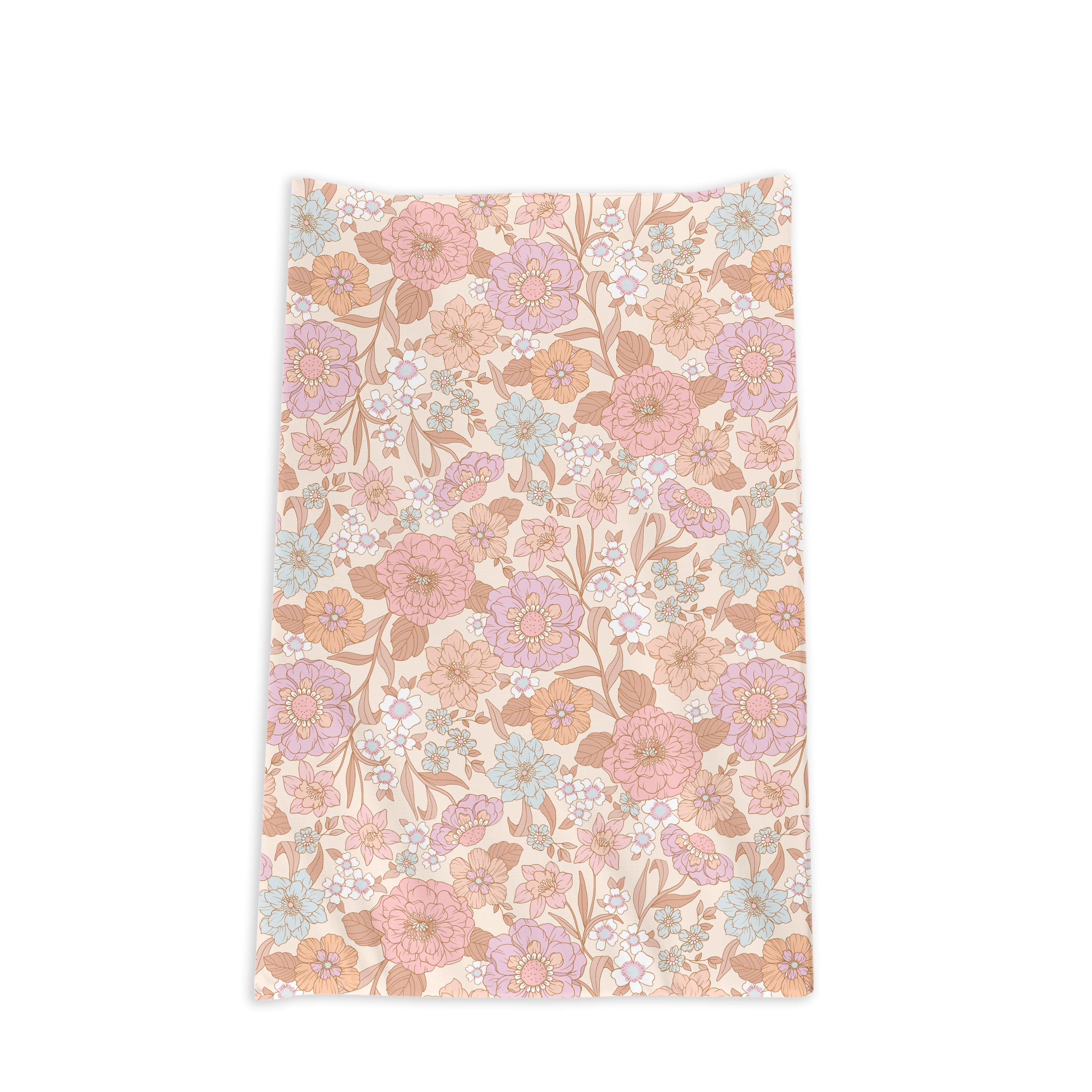 PRE ORDER - Anti Roll Changing Mat - Pretty Floral