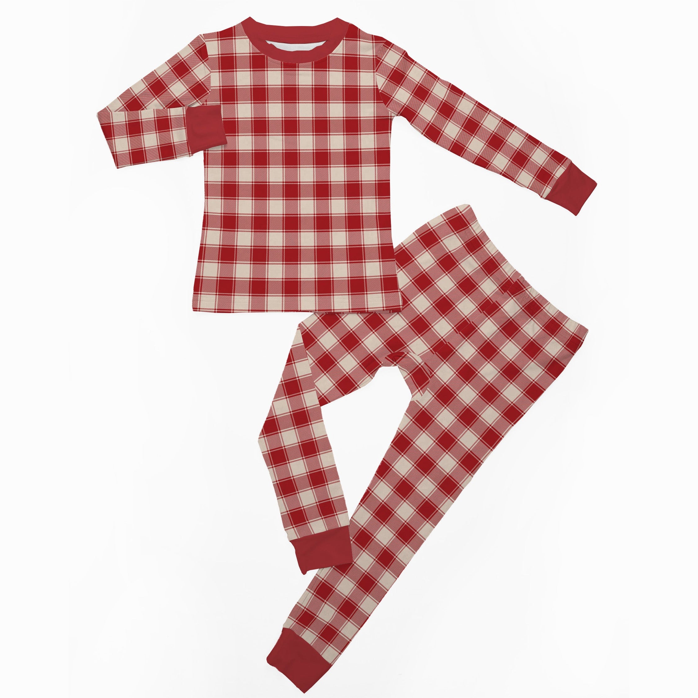 Red Plaid Supersoft Pyjamas
