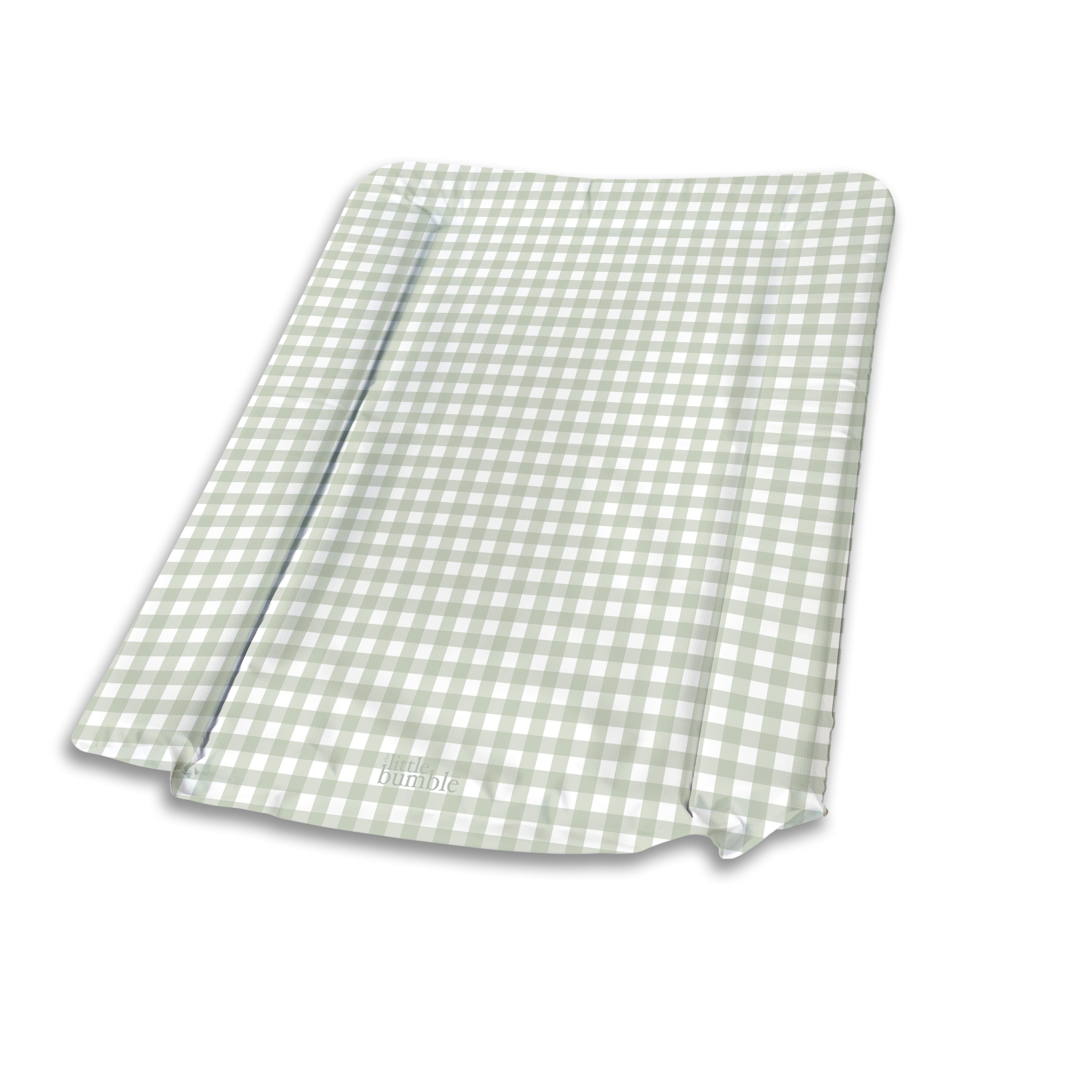 Standard Changing Mat - Sage Gingham