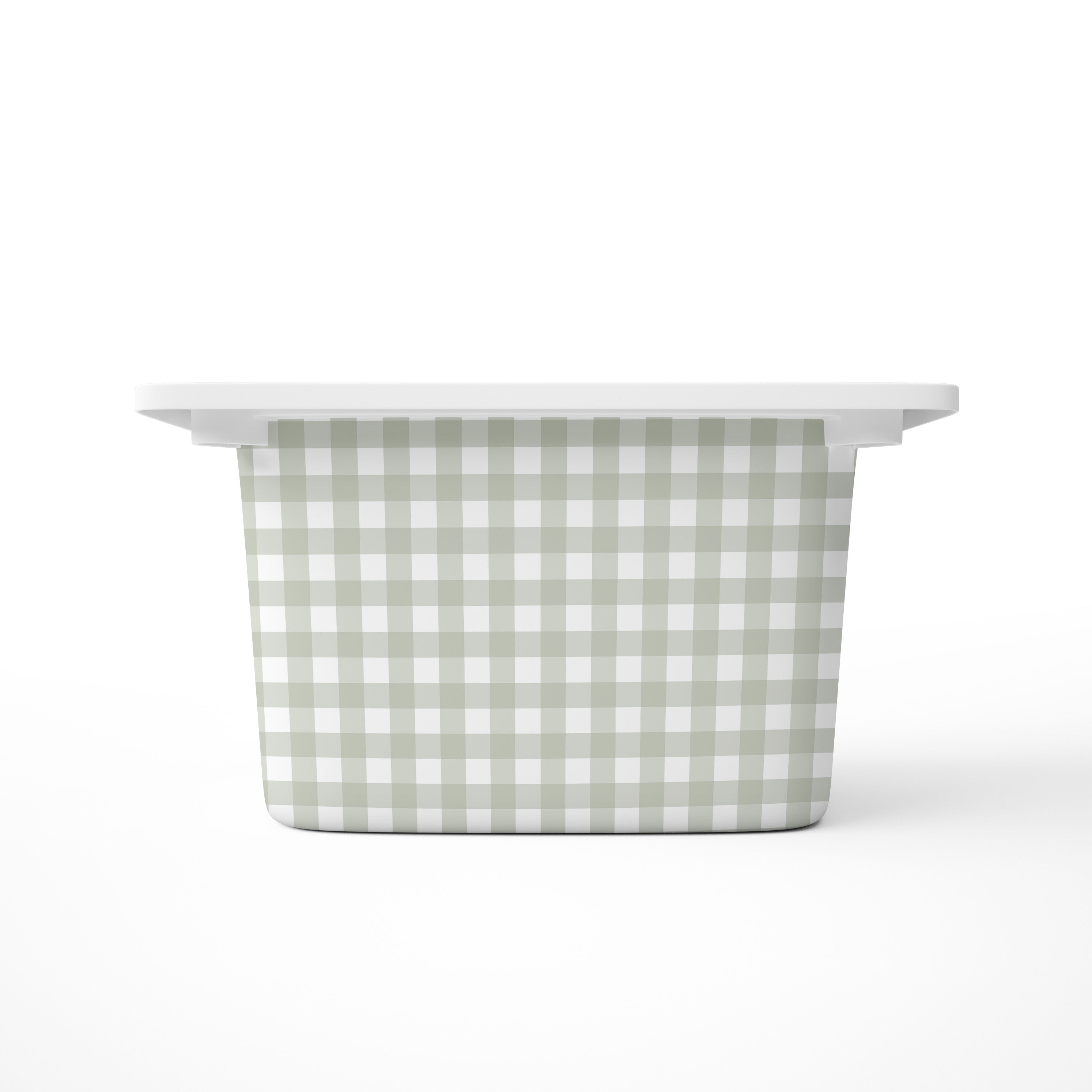 Sage Gingham - IKEA Trofast Drawer Stickers