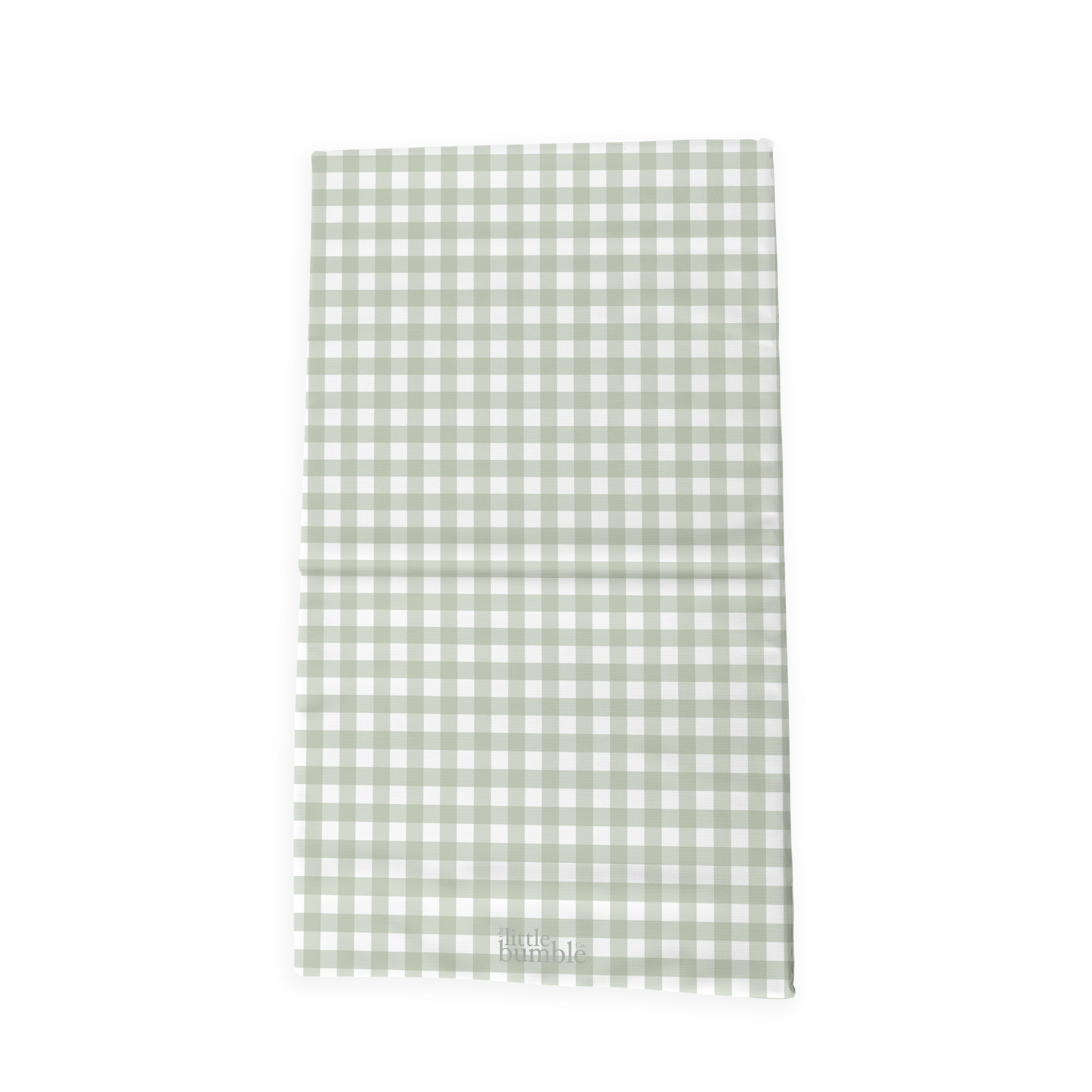 Travel Changing Mat - Sage Gingham