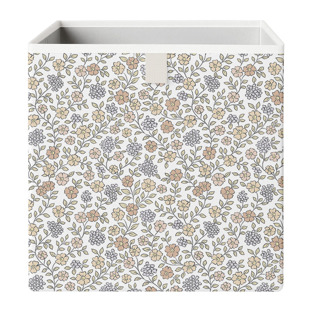 PRE ORDER - Cube Storage Box - Spring Blooms