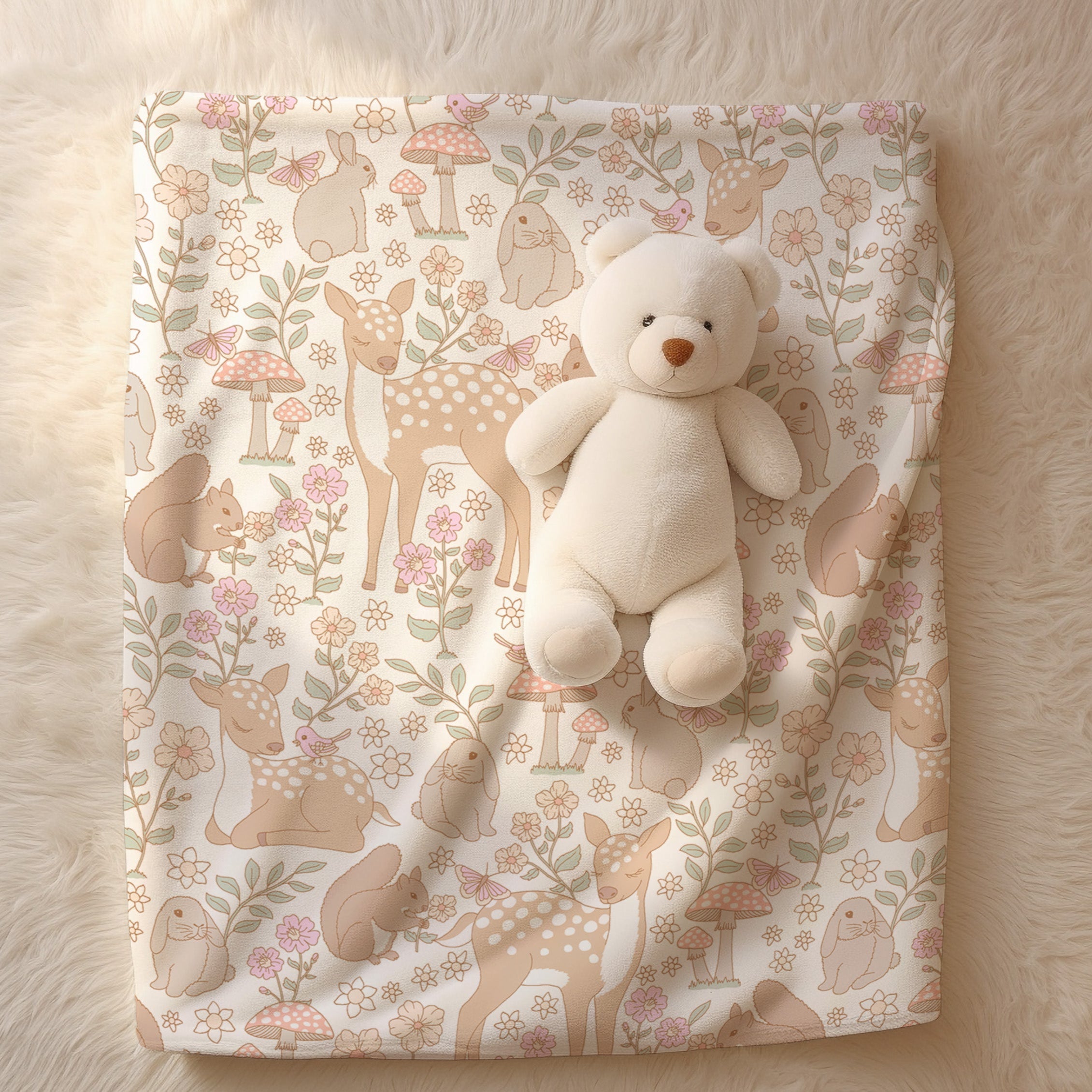 Cozy Blanket - Spring Woodland