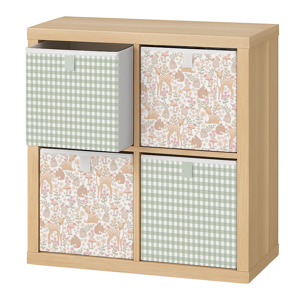 Cube Storage Box - Spring Woodland