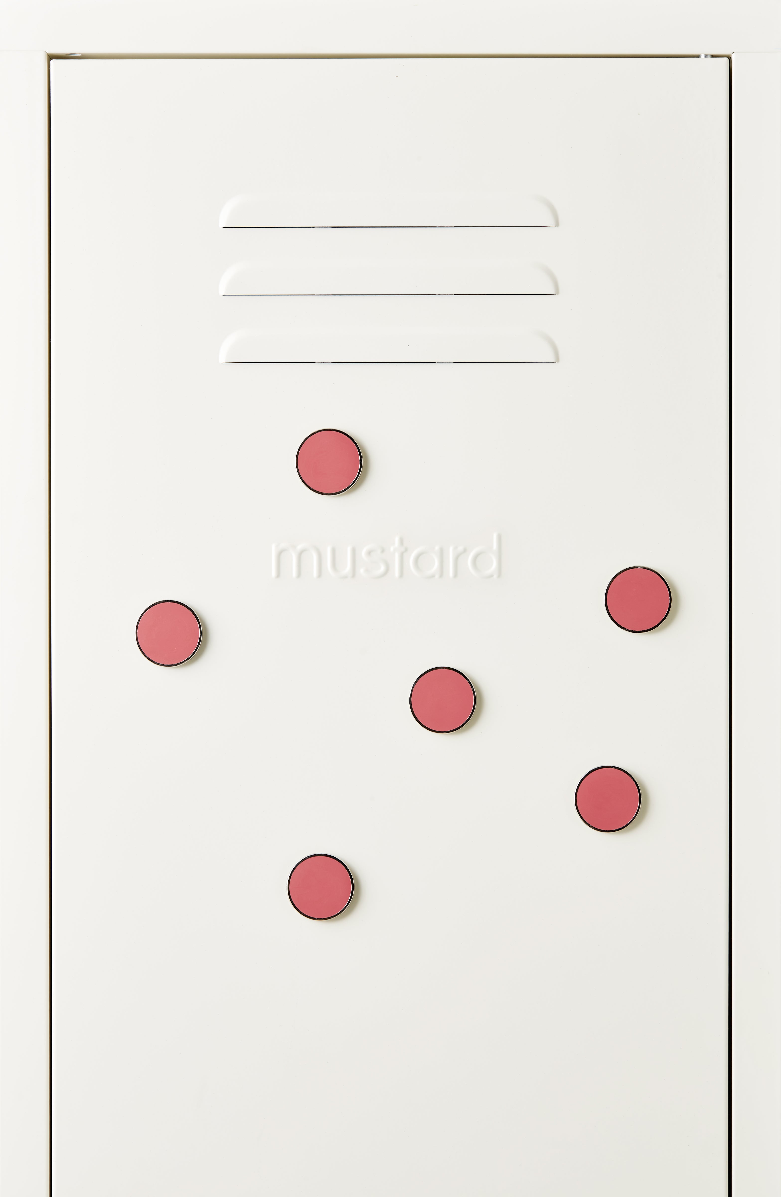 Mustard Made The Buttons in Berry