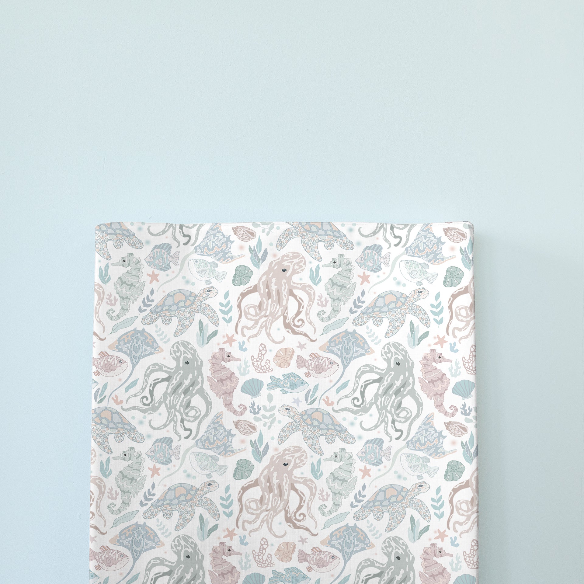 Anti Roll Changing Mat - Under The Sea