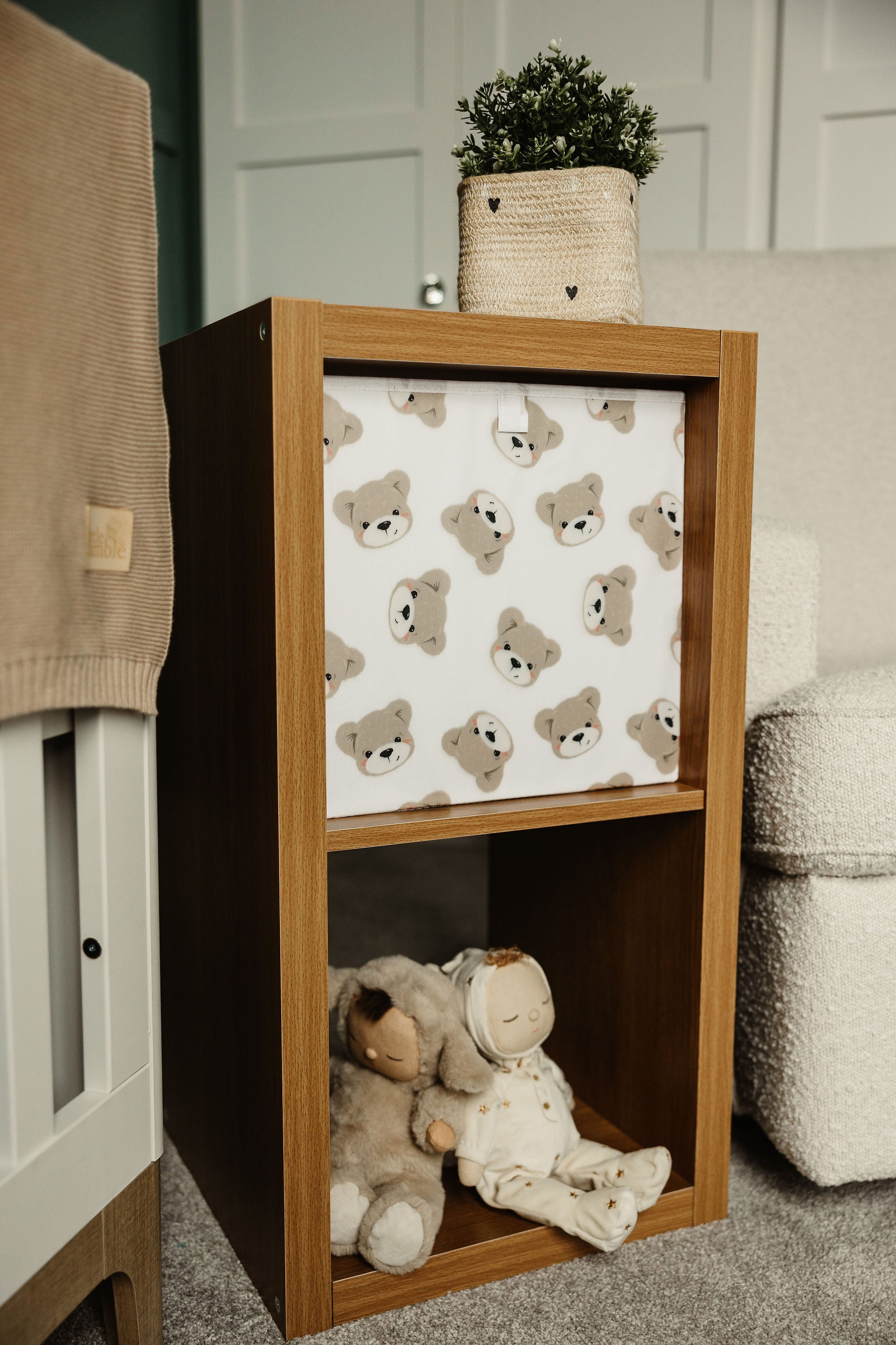 Cube Storage Box - Teddy Bears