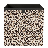 Cube Storage Box - Leopard Print