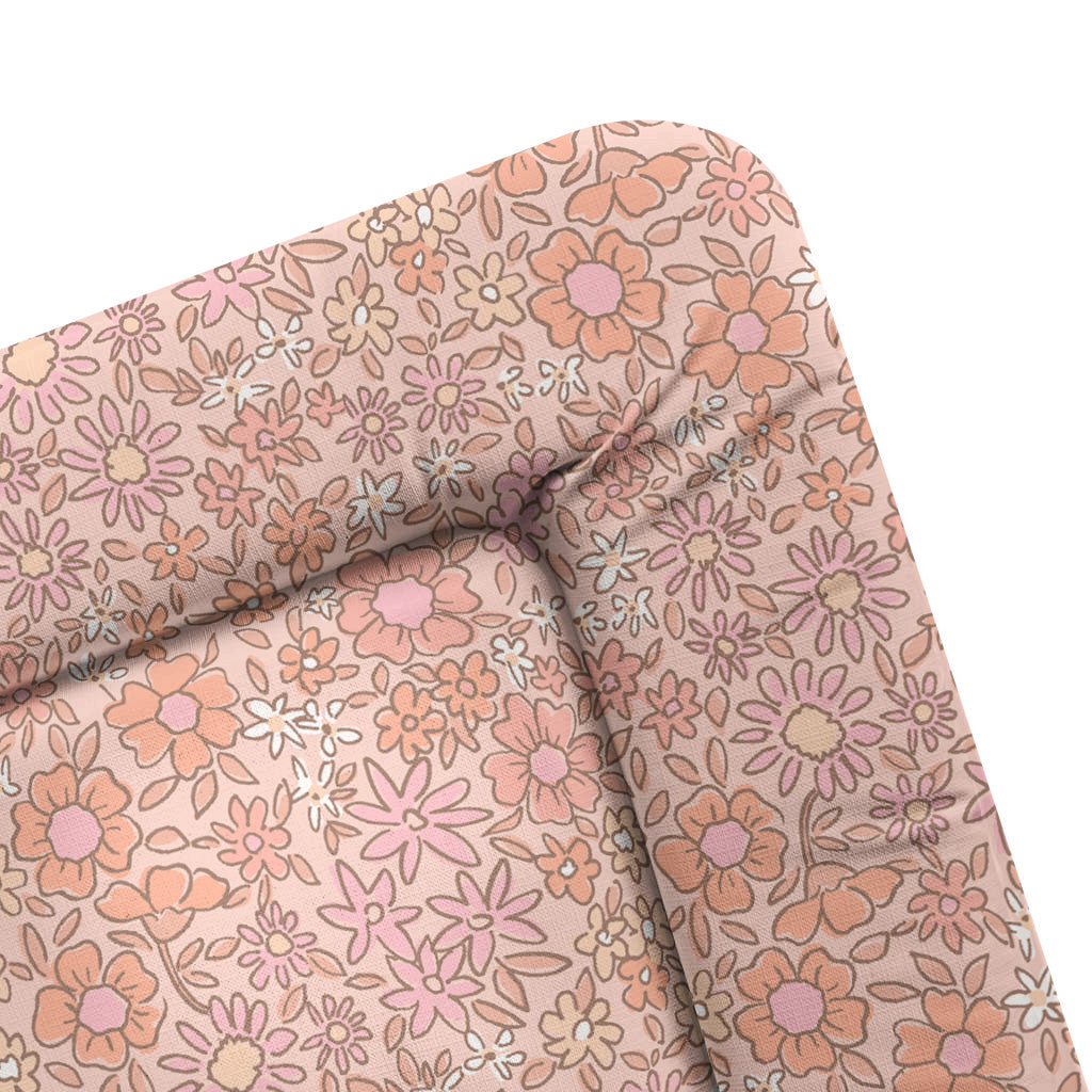 Standard Changing Mat - Ditsy Floral Coral