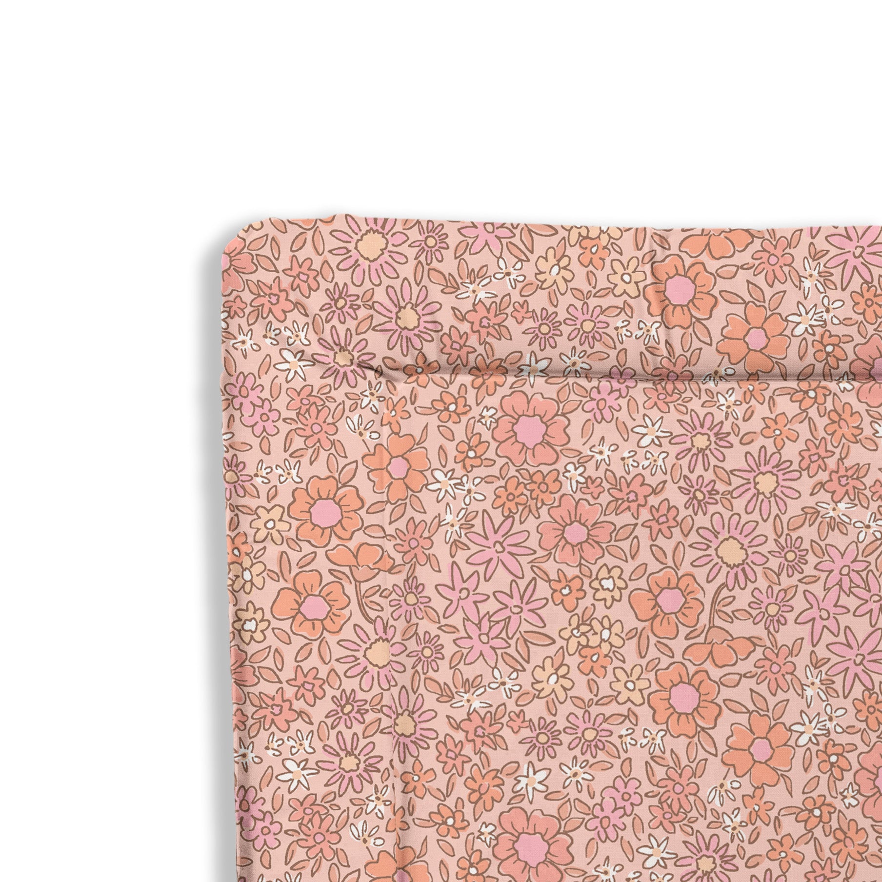 Standard Changing Mat - Ditsy Floral Coral