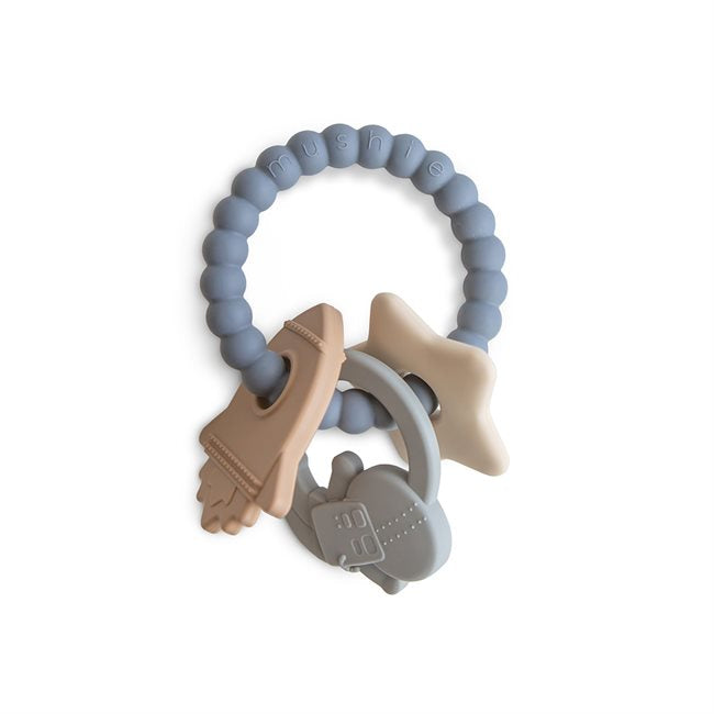 Mushie Teething Ring - Space