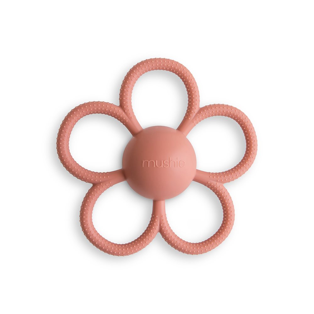 Mushie Daisy Rattle Teether