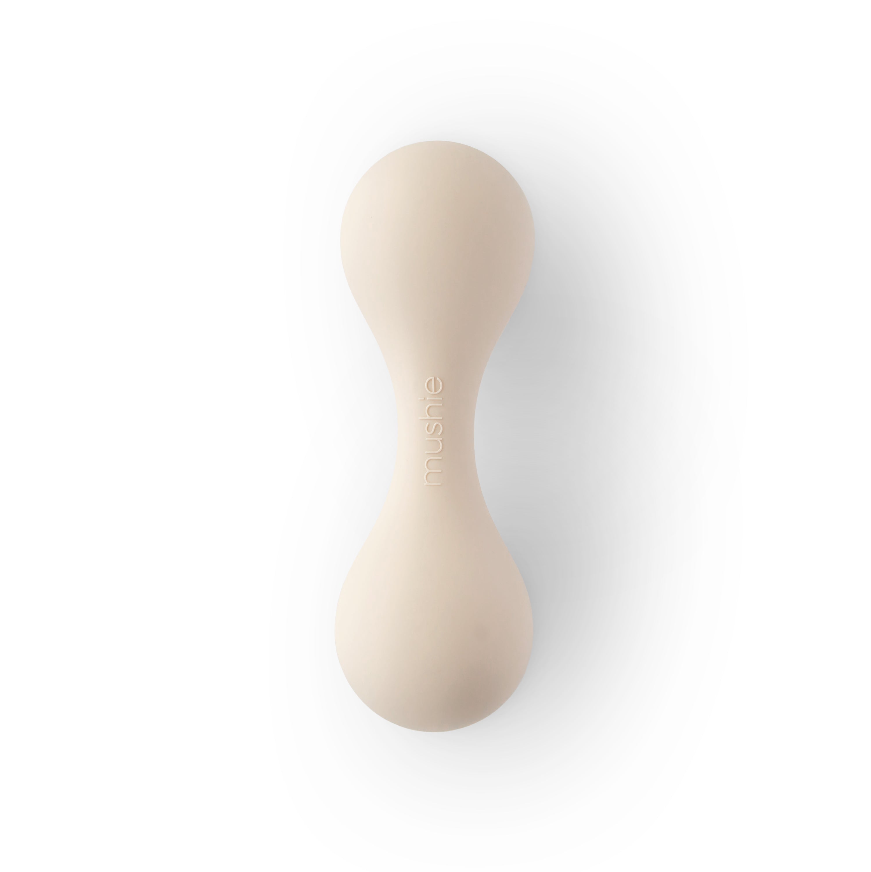 Mushie Silicone Baby Rattle - Shifting Sand