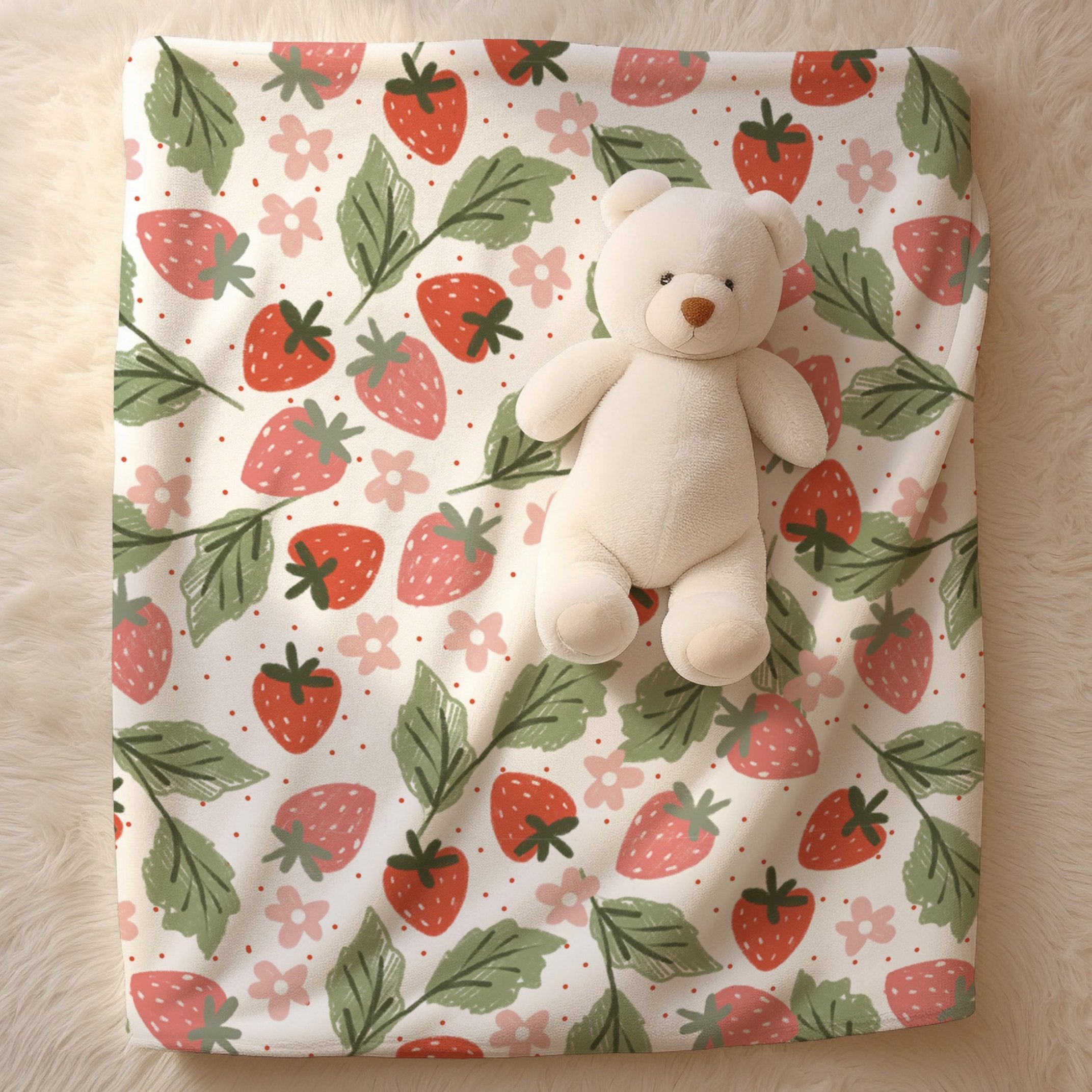 Cozy Blanket - Strawberry