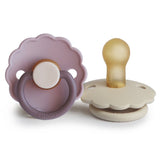 FRIGG Daisy Natural Rubber Dummy 2-Pack (Lavender Haze/Cream)