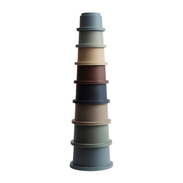 Mushie Stacking Cups (Forest) - Mushie