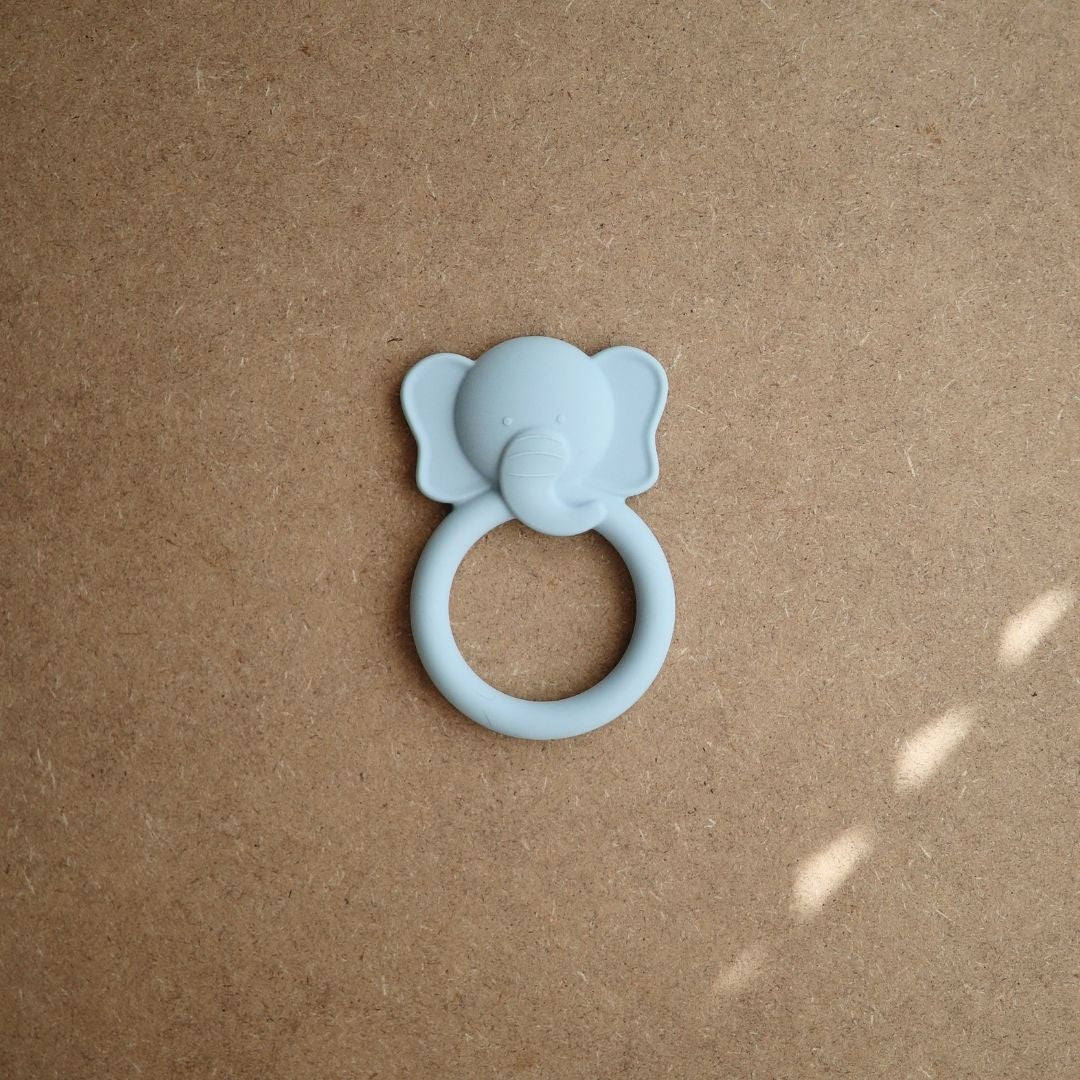 Mushie Silicone Teether - Elephant - Mushie