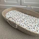 Changing Basket Mat Liner - Terrazzo - The Little Bumble Co.
