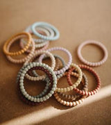 Mushie Pearl Teething Bracelet (Clary Sage/Tuscany/Desert Sand) - Mushie