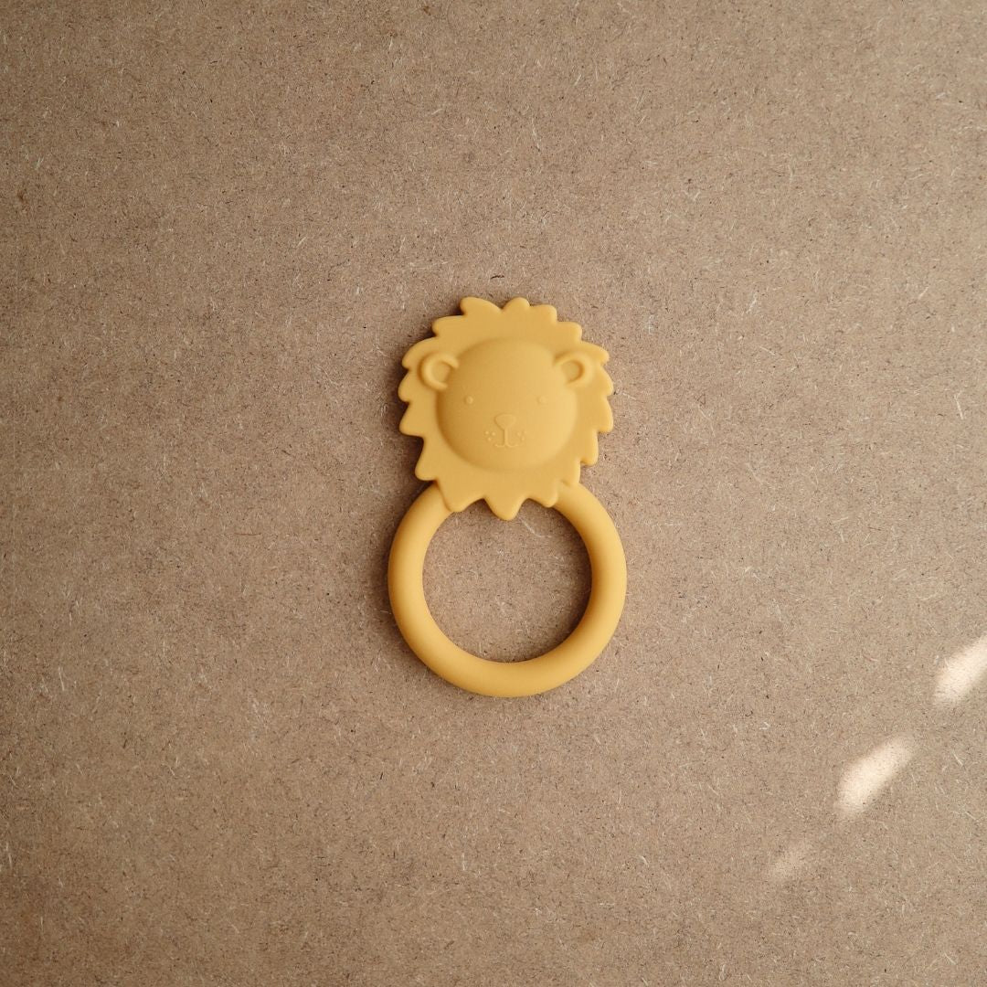 Mushie Silicone Teether - Lion - Mushie