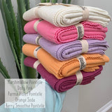 Luxury Knitted Blanket - Dolly Pink