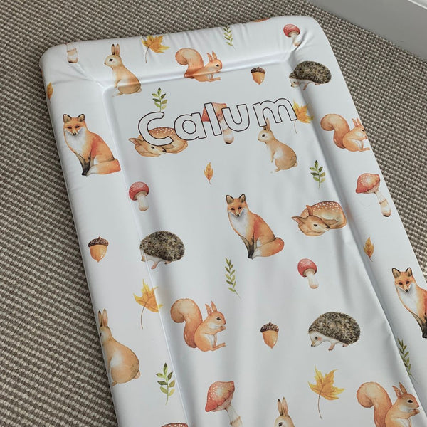 Personalised Changing Mat - Woodland - The Little Bumble Co.