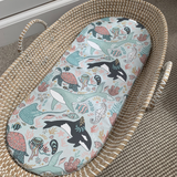 Changing Basket Mat Liner - Ocean Parade - The Little Bumble Co.