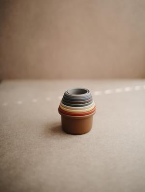 Mushie Stacking Cups (Retro) - Mushie