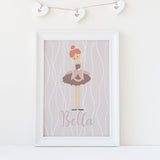 Personalised Ballerina Print - Bella - The Little Bumble Co.