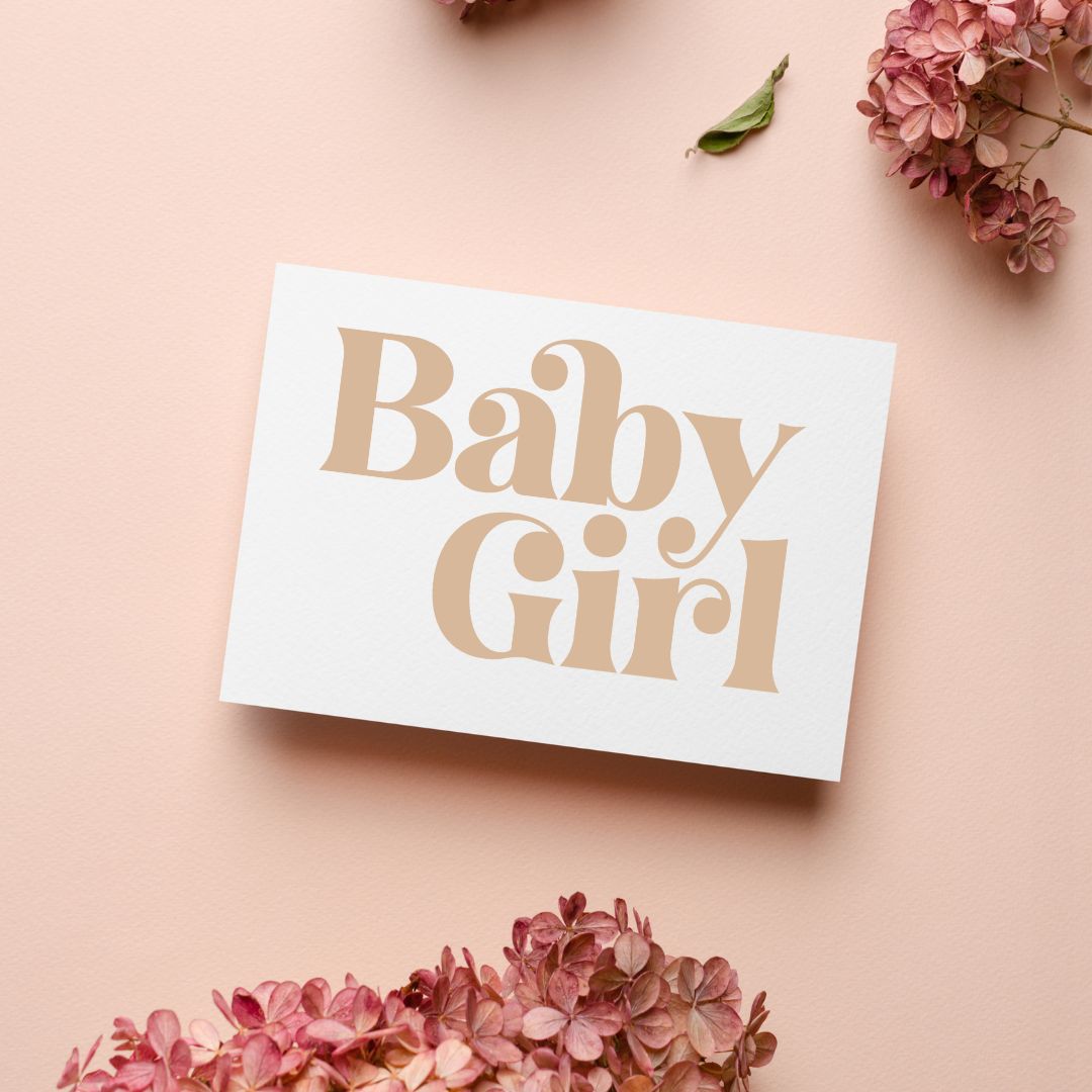 Greeting Card - Baby Girl - The Little Bumble Co.